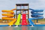 5 Person Fibreglass Pool Water Slide Amusemrnt Park Rides Children Accessories