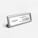Metallic Paper Price Tag Holders For Retail Wine Jewelry Single Sided Price Sign