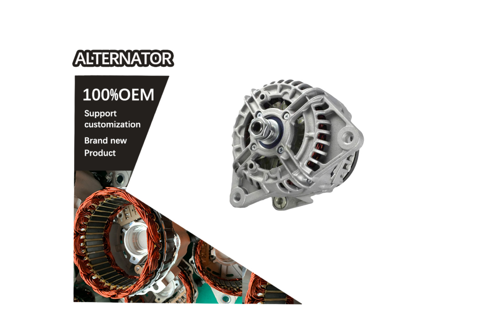Alternador 12V 140A CA1913IR 504057813 504204173 87359905 0124525064 0124525119 0124525125 0986049950 1986A00533