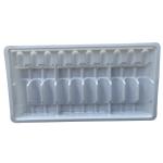 PET blister packaging tray 1ml 2ml water injection medicine ampoule tray