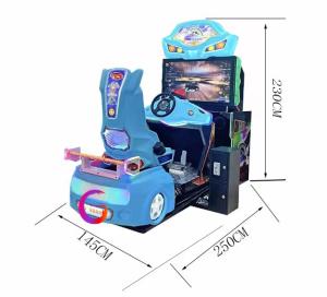 Wholesale 110/220V Electric Single Car Racing Arcade Game Machines Sit Down Driving Indoor Amusement from china suppliers