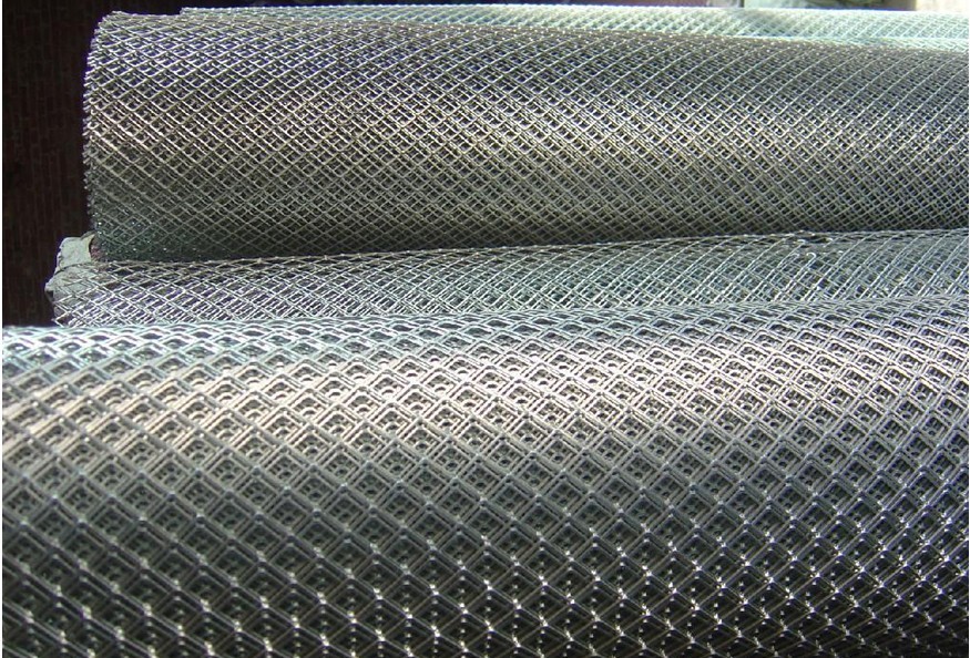 Hot Dipped Galvanized Expanded Wire Mesh Sheet With High Tensile Strength