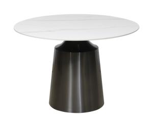 Wholesale Fire Resistant Modern Round Dining Table Easy Cleaning With Customizable Size from china suppliers