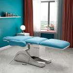 4 Motors Electric USB Facial Clinic Massage Bed With Stool And Cabinet