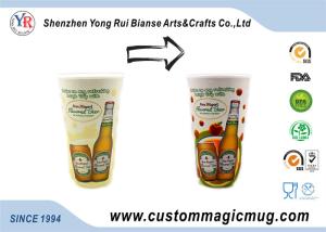 Wholesale Cold Color Changing Personalized Kids Mugs , Heat Resistant Cool Beer Mugs from china suppliers