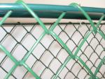 Diamond wire mesh/6ft Black Vinyl Coated Galvanized Chain Link Fence