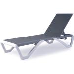 Durable SGS 77*24*21 inch Outdoor Plastic Lounge Chairs For Swimming Pool