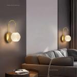 Modern Light Luxury Dragon Bead Restaurant Spherical Lamp Bedroom Wall Lamp