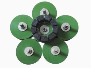 Wholesale Professional 8 Inch Silicon Carbide Nylon Filament Abrasive Disc Brushes with Shaft from china suppliers