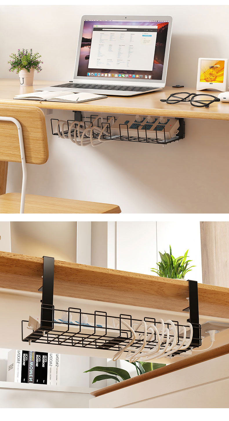 Under desk storage shelf tray drawer organizers holder