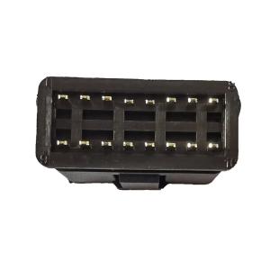 Wholesale 24V J1962 16pin OBD II OBD 2 OBD2 Male Connector Socket from china suppliers