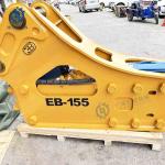 Box Type EB155 Side Mounted Hydraulic Hammer For Excavator Doosan DX340LCA