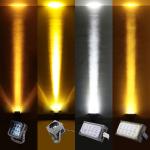 Narrow Beam Domestic LED Lighting CREE Wall Washer Lamp 10W RGB AC85-265V