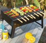 35*27*19.5cm Outdoor Portable Folding Grill Bbq Camping Grill Small Charcoal