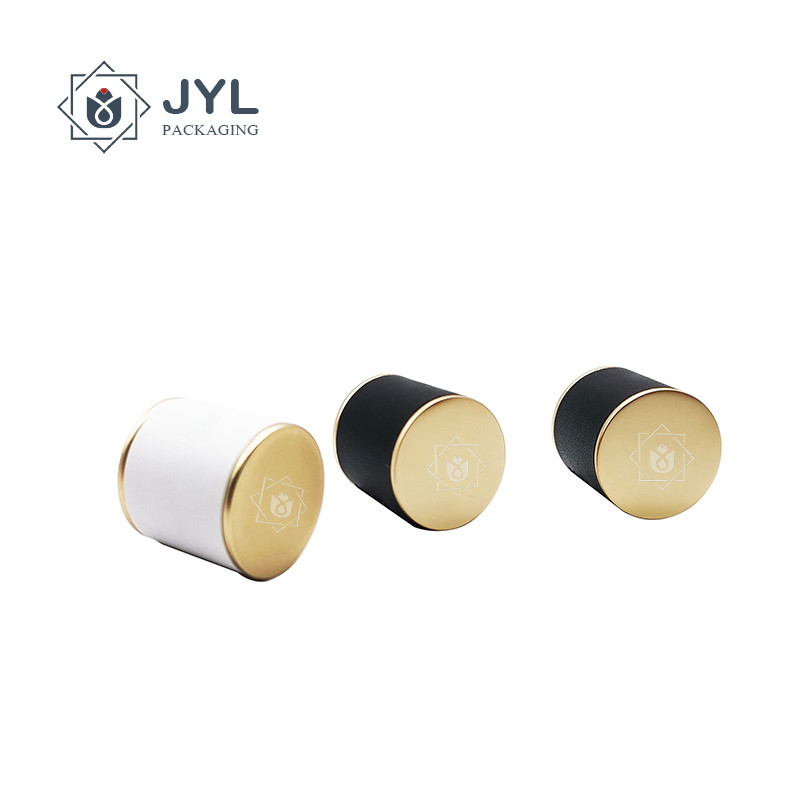 OEM Luxury Zamac Parfum Cap With Leather and text For Europe Parfum Brands