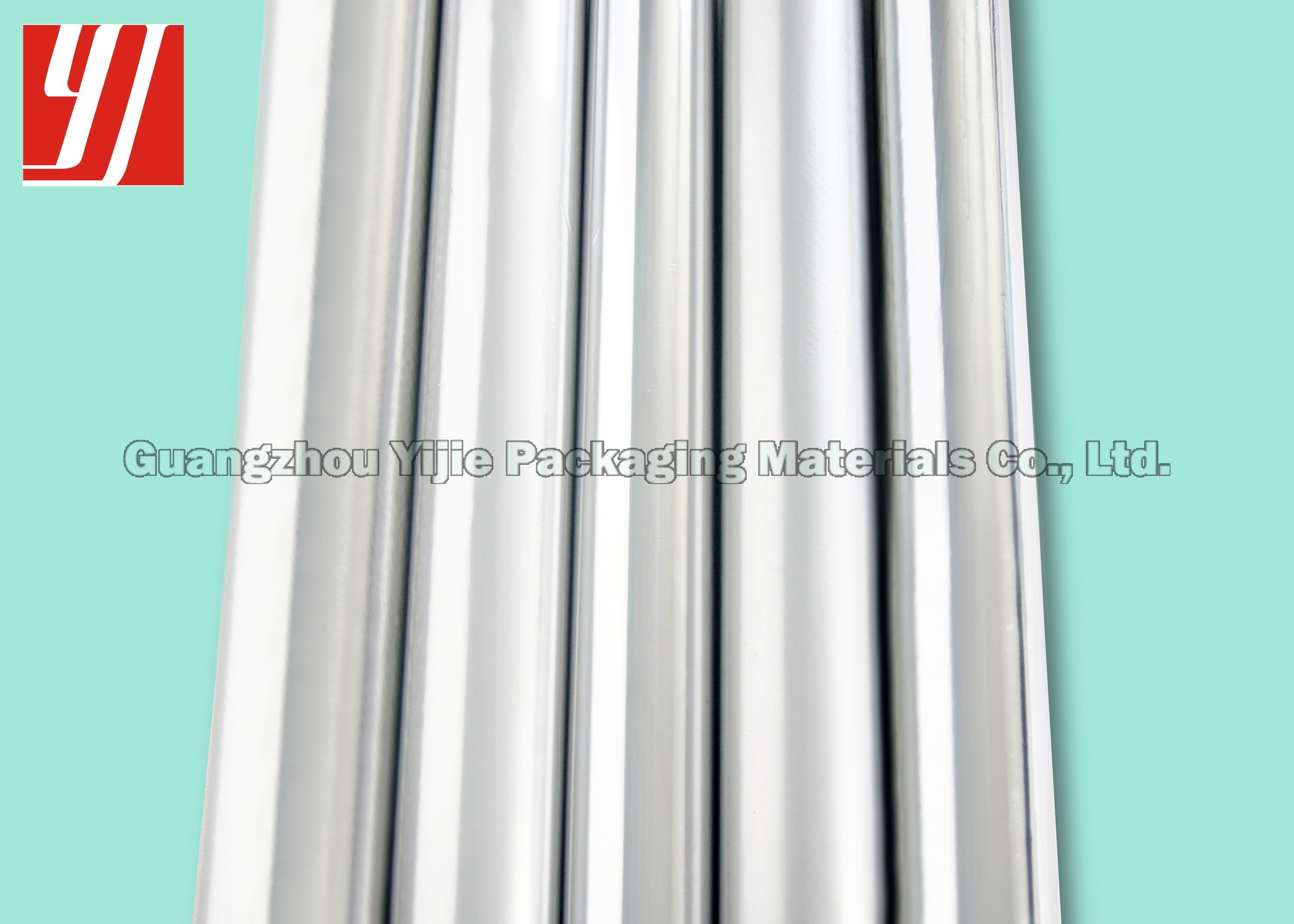 0.64m*120m Silver Hot Stamping Foil For Food Drink Label Packaging