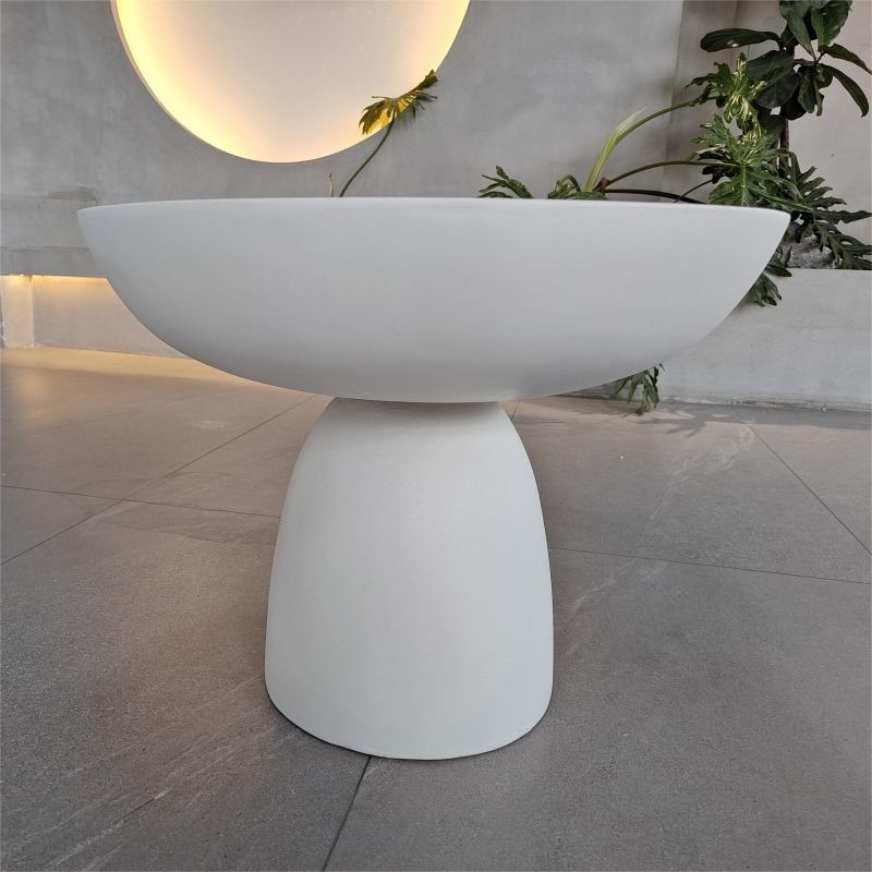 Lightweight Outdoor Concrete Furniture Garden Indoor Home Decor Cement Table