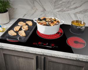 Wholesale 380V Aluminum Alloy 8400W 5 Burner Ceramic Hob from china suppliers
