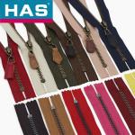 Durable Metal Zippers Customized Antique Silver Zipper Eco Friendly