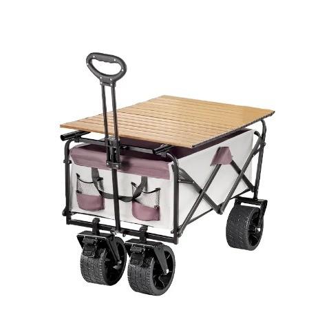 260KGS Weight Capacity Collapsible Folding Beach Wagon Perfect for Outdoor