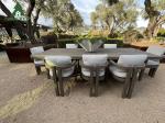 China Factory Furniture Outdoor Patio Party Wooden Furniture All In One Place