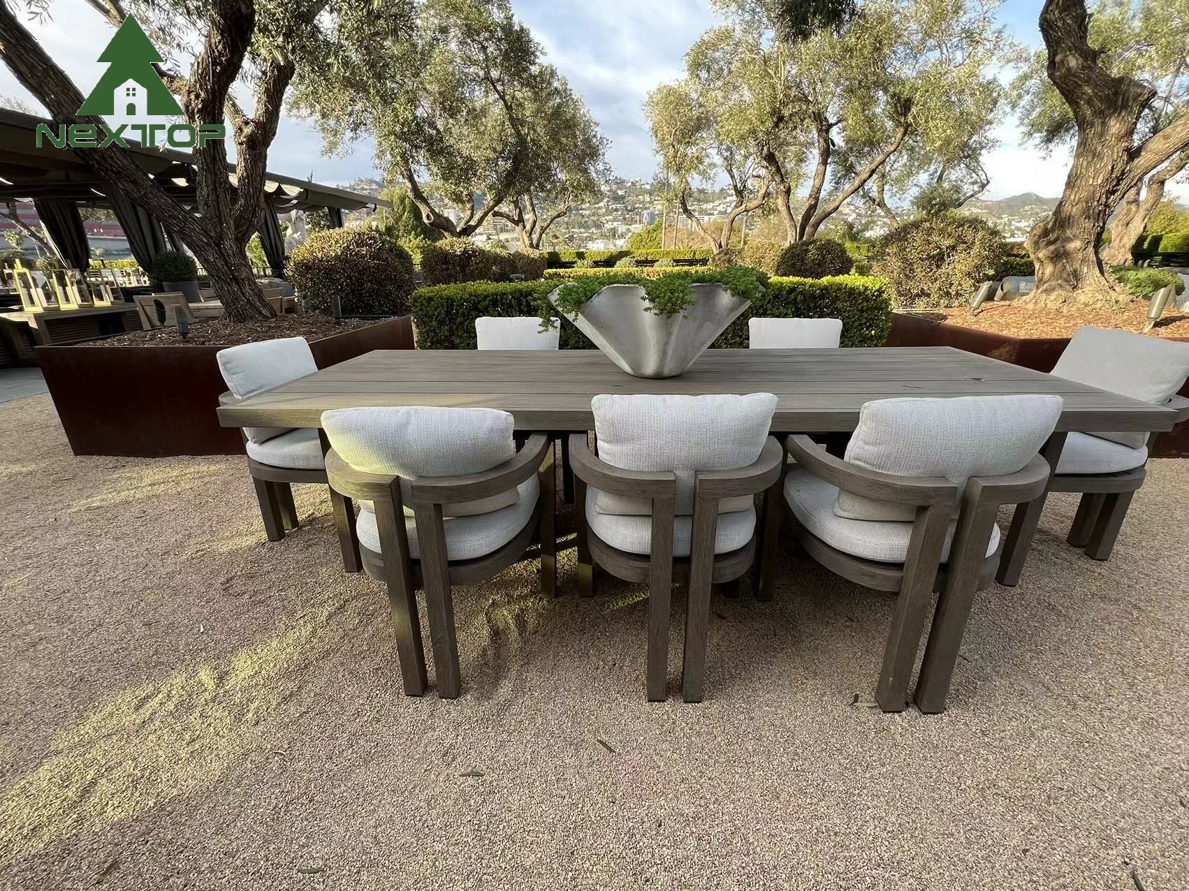 China Factory Furniture Outdoor Patio Party Wooden Furniture All In One Place