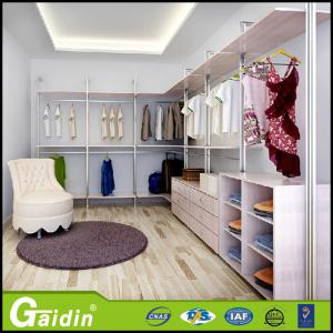 Wholesale Cheap modern elegant design bedroom furniture aluminum pole accessories easy assemble wardrobe closet from china suppliers