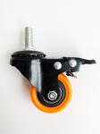 130kg Load Capacity Rubber Ball Bearing Castor Wheel for Stable Industrial