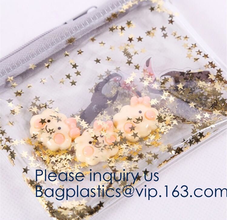 EVA Zip lockk Bags Portable Travel MakeupToiletry Cosmetic Bag Packing Pouch,skin care bag cosmetic sample bag with nylon