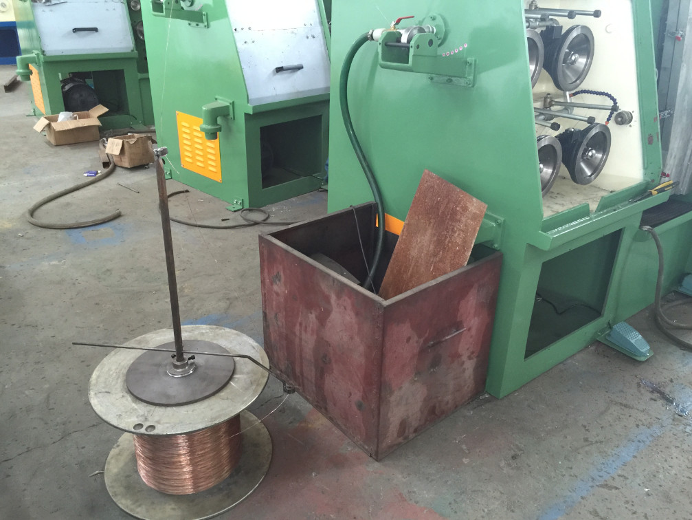 Green Fine Copper Wire Making Machine High Reliability 1800m/Min Max Line Speed