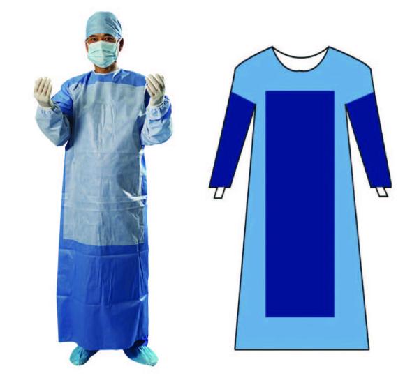 Anti - Static Disposable Surgery Gowns 45gsm Barrier Surgical Gown
