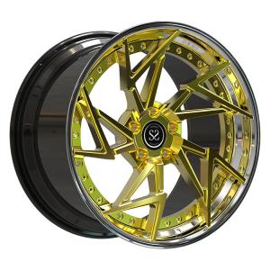 Wholesale Fit for Audi R8 Polish Custom Forged Aluminum Alloy Rims 5x112 Staggered 19 and 20 inches from china suppliers