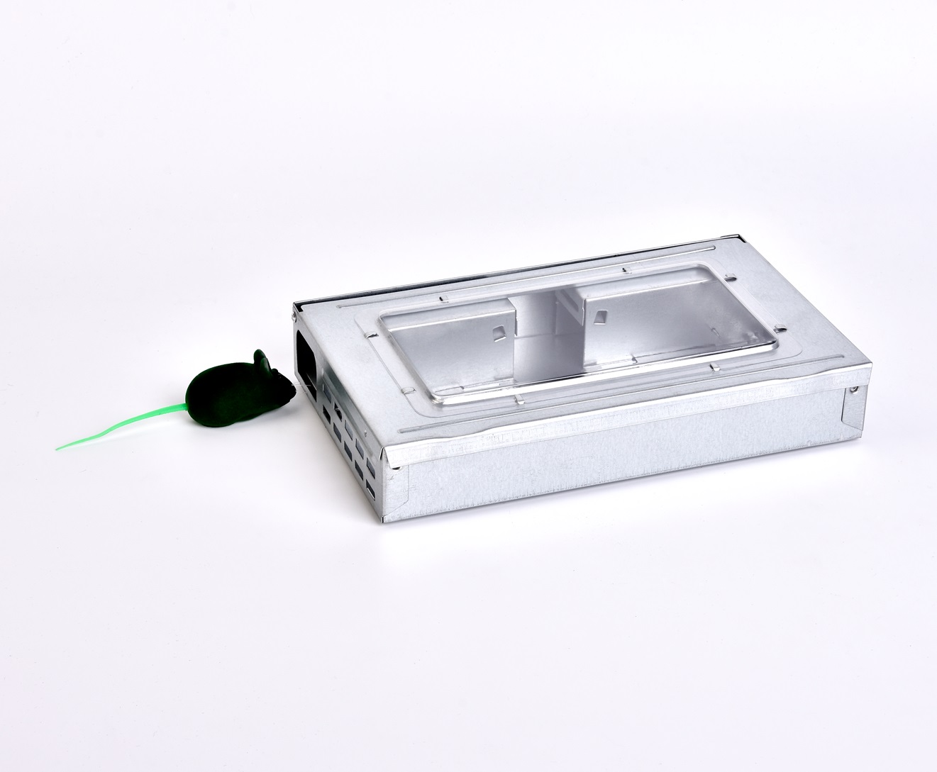 Reusable Strong Metal Box Bait Station For Humane Rodent Control