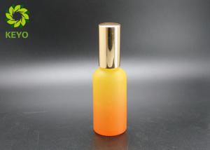 Wholesale 50ml Frosted Boston Glass Cosmetic Dropper Bottles With Aluminum Spray from china suppliers