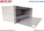 PON FTTH FTTX 19'' 4U Fiber Optic PLC Splitter 14slots 16slots Chassic ODF Patch