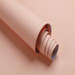 Caramel Orange Plain Color Wallpaper 122cm 61cm Self Adhesive Vinyl Wallpaper