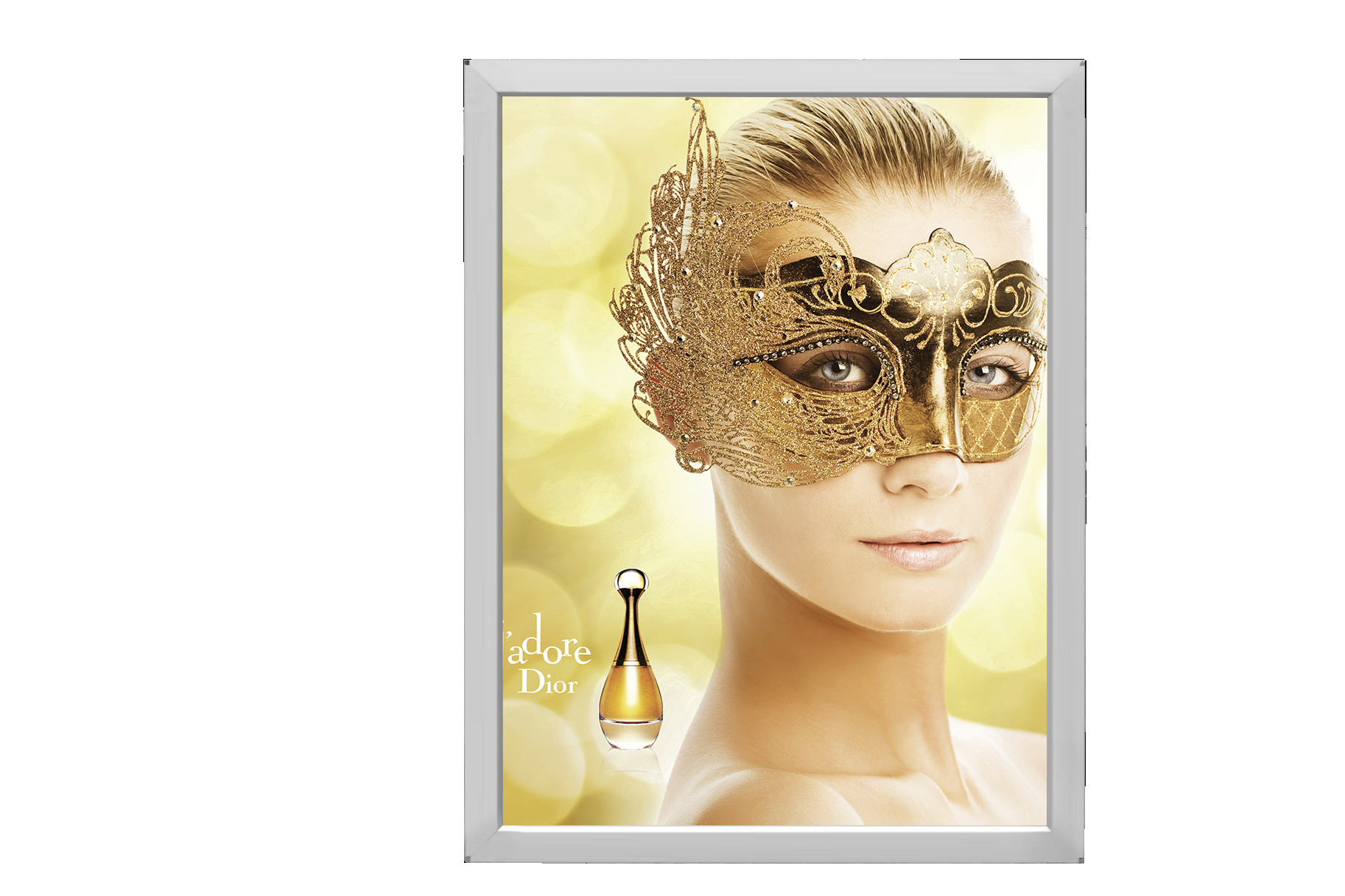 High Brightness Four Sides Snap Frame Light Box 2835 / 3014 / 5630 LED Type