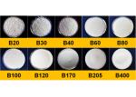 Stainless Steel Finish B400 Ceramic Beads Blasting Media packed in 25kgs 55lbs