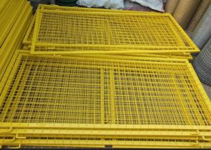 Wholesale Durable Powder Coated Steel Wire Fencing Panels With Frame Finishing from china suppliers
