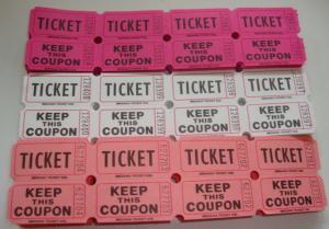 Wholesale Non Toxic Perforated lottery Ticket Printing Raffle Coupon Paper Supply Disposable from china suppliers
