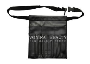 Wholesale Faux Leather Small Hip Makeup Brush Artist Waist Bag With Belt Strap from china suppliers