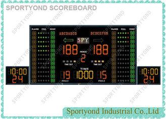 Quality Wireless Electronic Basketball Scoreboard And Shot Clock With Play Time And Buzzer for sale