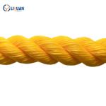 Yellow Polypropylene Rope Packaging Twisted Rope for Heavy-Duty Mooring
