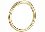 Tiny Dainty 14K Yellow Gold Ring , Diamond Stacking Rings 2mm 1.5mm 1.3mm Size