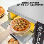 Commercial Industrial Double Deck Electric Bakery Oven 670*680*600mm 48.5KG