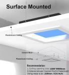 75W LED Fake Skylight Light Orientation 30 Degree Cct 2200K-7500K for Versatile