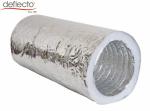 Silenced Insulated Flexible Air Duct Hose 100mm - 300mm Diameter For Air