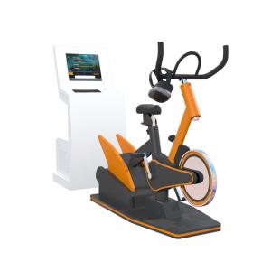 China Small Space Virtual Reality Bike , VR Bike Simulator Without Noise Disturb on sale