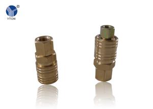 Wholesale Golden / Silver Color Metal Pipe Joints , Pipe Quick Connect Different Size from china suppliers