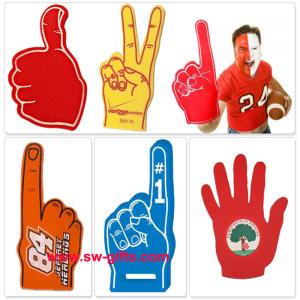 Wholesale Customer Made Finger Match Fan EVA Foam Hand Finger Cheering Promotional Wewing Eva from china suppliers